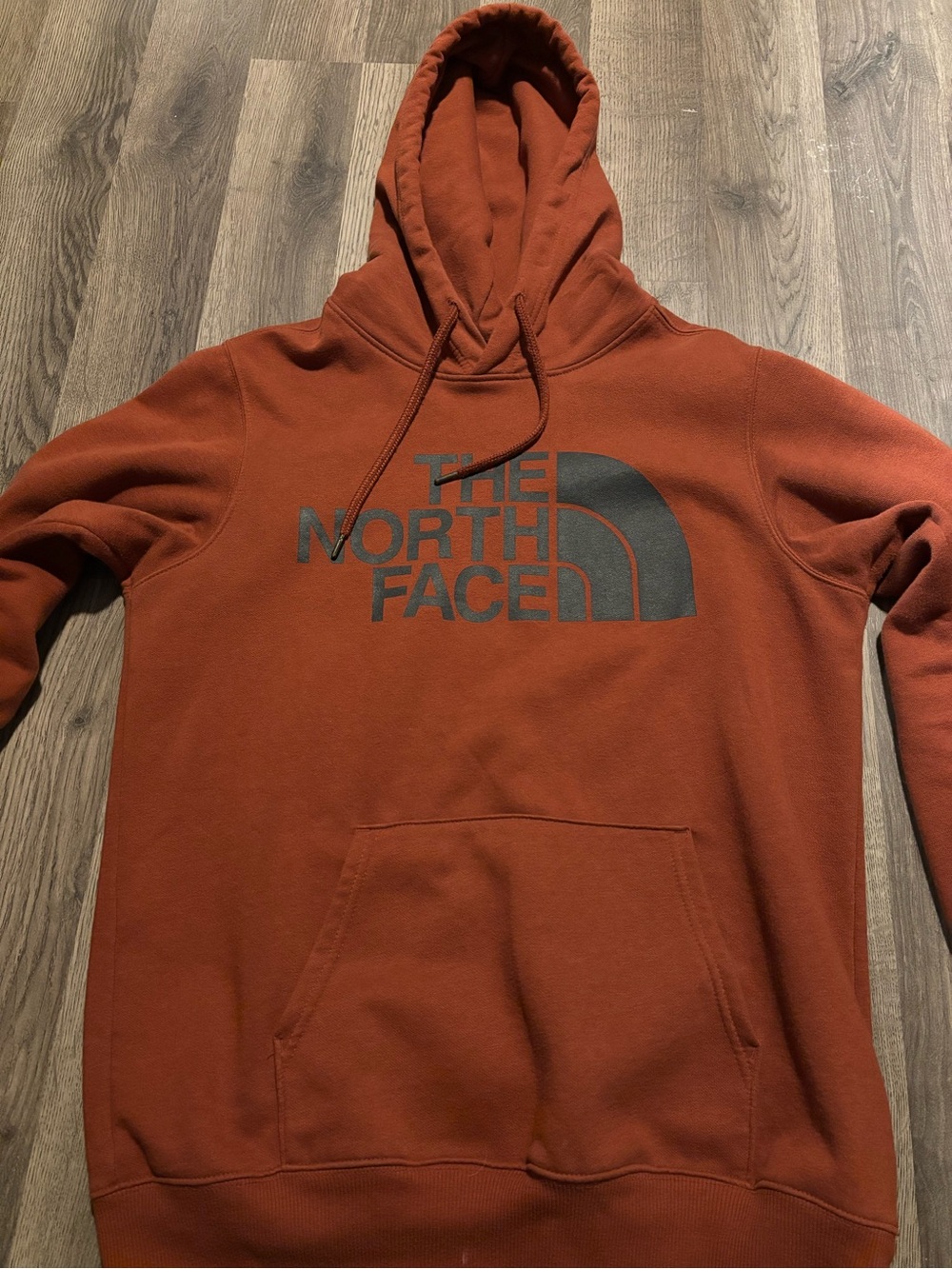 The North Face Men's Rust Orange Logo Hoodie